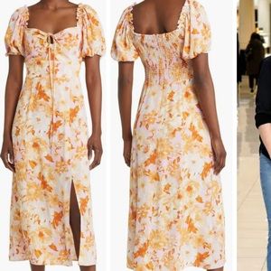 Charles Henry midi dress